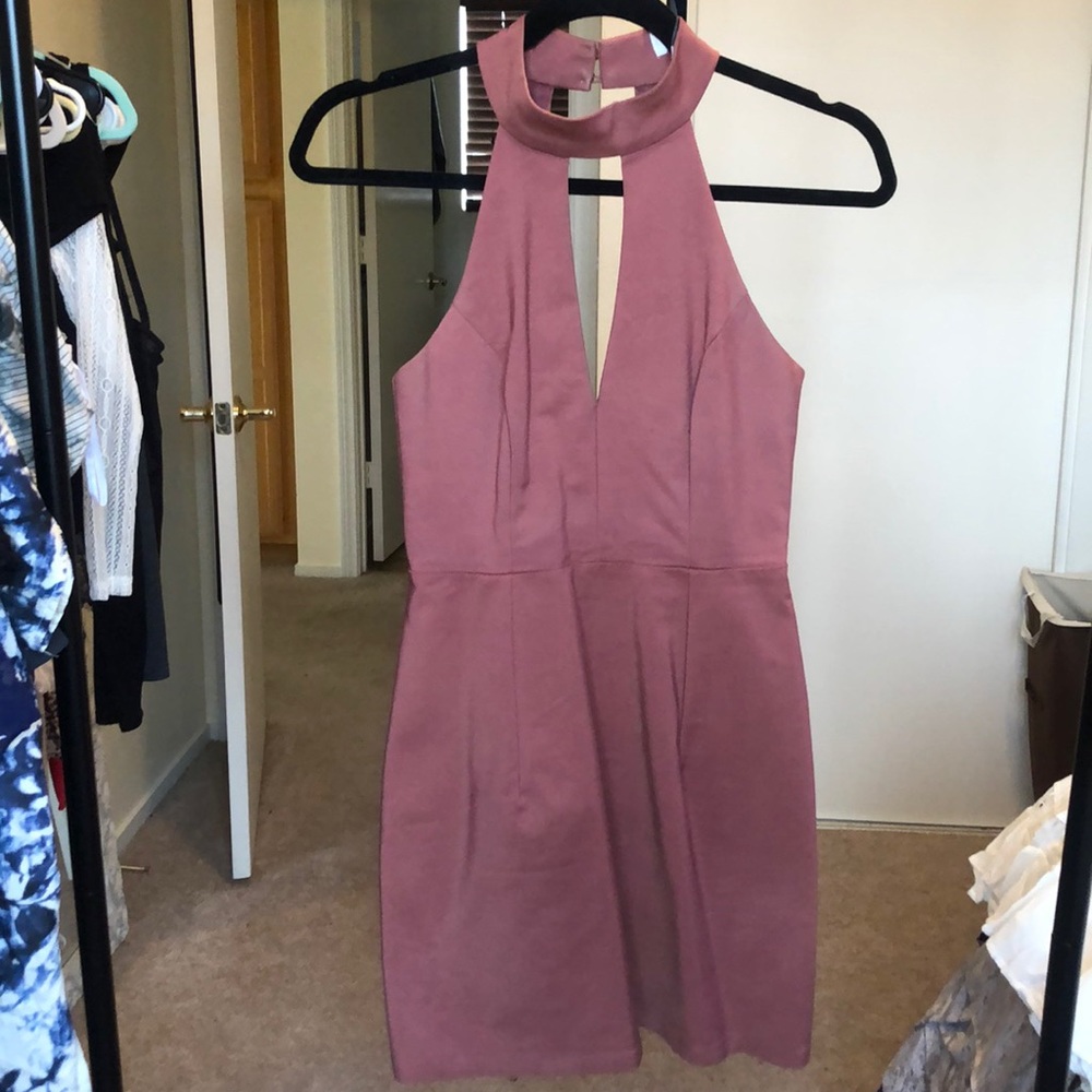 HELLO MOLLY pink formal dress, open back!